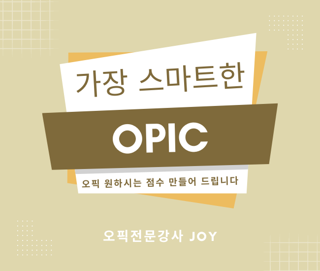 가장 스마트한 OPIC